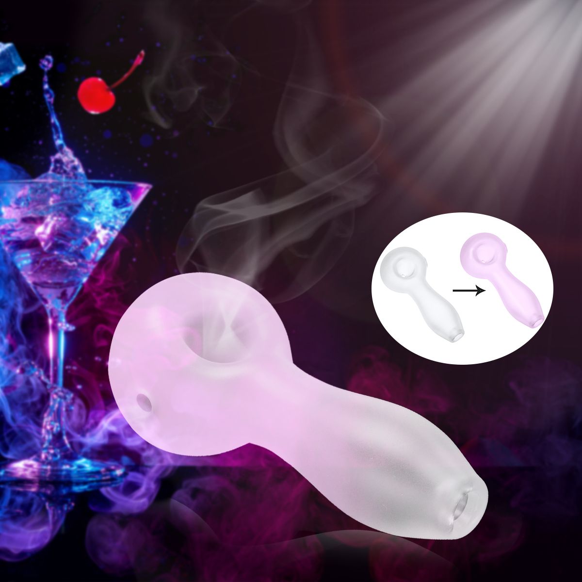 3-Inch-Portable-Glassware-UVC-Color-Changing-Herb-Holder-Glass-Tube-Hand-Pipe-1523894