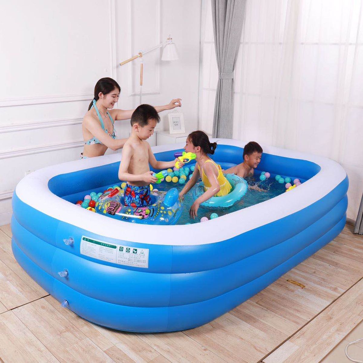 3-Layer-Blue-And-White-Inflatable-Foldable-Portable-Swimming-Pool-Bathtub-for-Adult-Children-Home-1708546