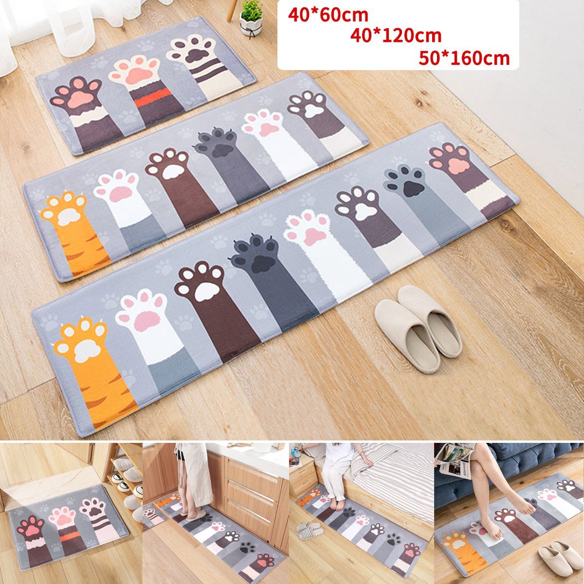 3-Sizes-Flannel-Cartoon-Area-Rug-Dining-Room-Home-Carpet-Floor-Mat-Anti-Skid-1452288