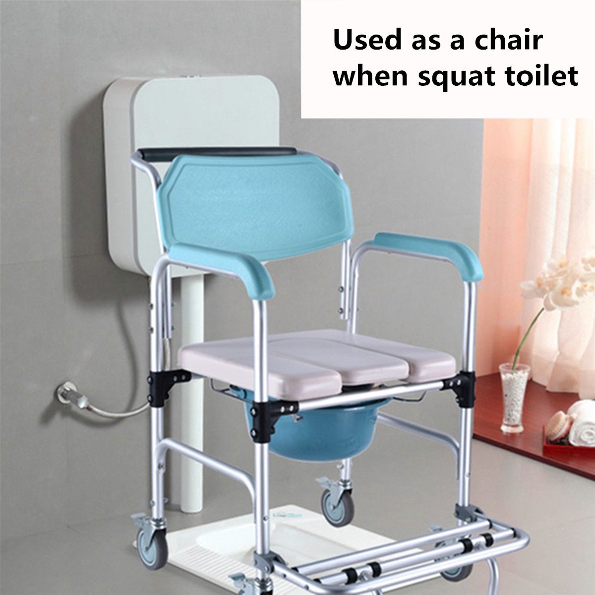3-in-1-Commode-Wheelchair-Bedside-Toilet-amp-Shower-Seat-Bathroom-Rolling-Chair-Elder-Folding-Chair-1297786