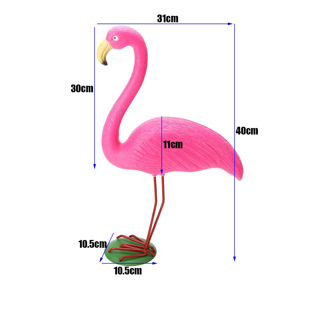 31x105x40cm-DIY-Pink-Flamingo-Garden-Decorations-Animal-Model-Without-Wings-1445350
