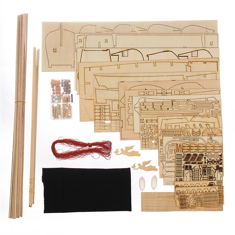 32-Inch-Ship-Assembly-Model-DIY-Kits-Wooden-Sailing-Boats-Decoration-Toy-DIY-Gift-1537670