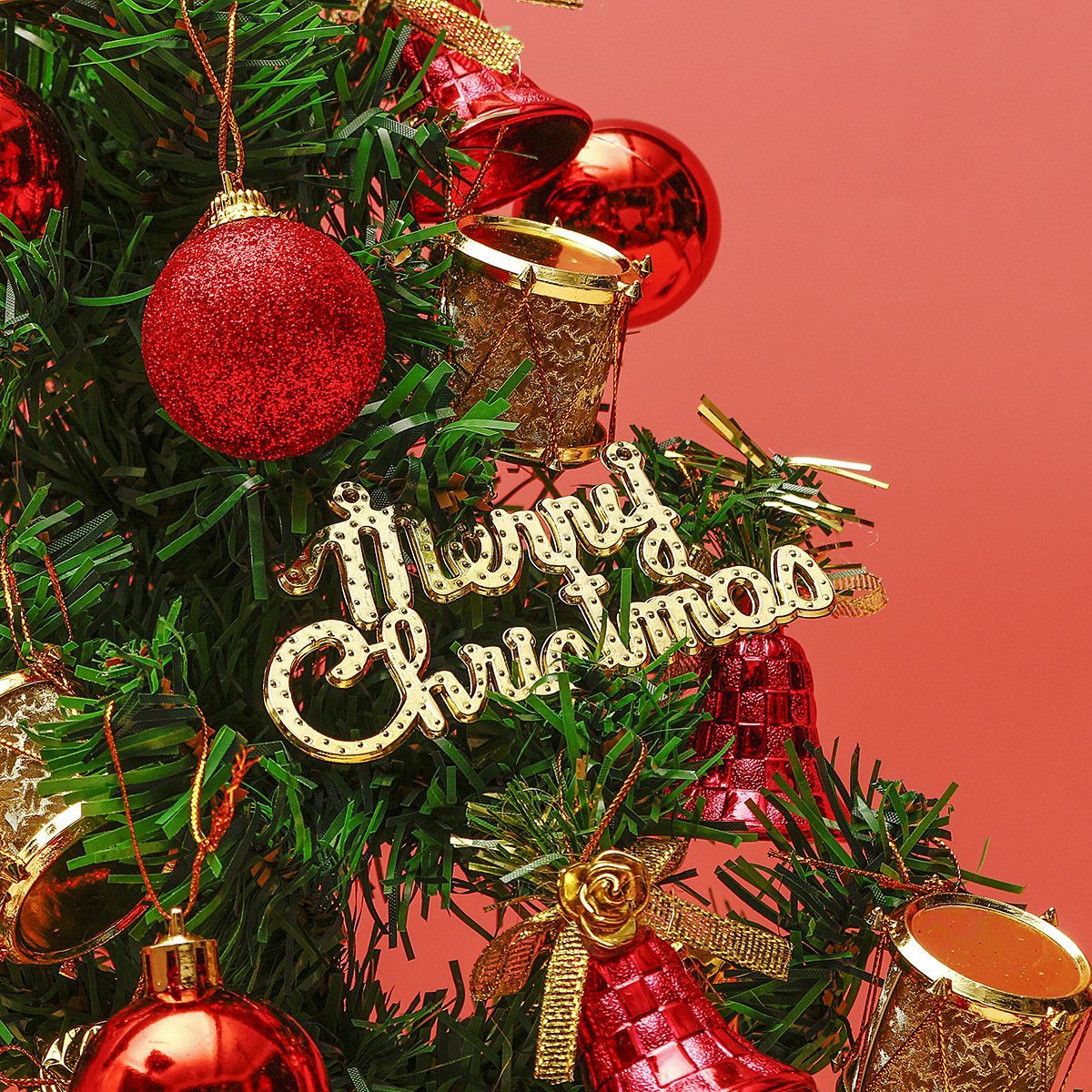 32PCS-Christmas-Xmas-Tree-Decorations-Hanging-Ornaments-Baubles-Balls-Drums-Bells-1372969