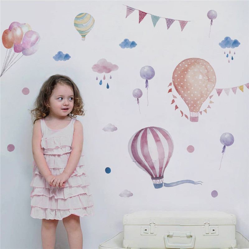 3512-in-Wall-Stickers-Air-Balloon-Cloud-Flags-Removable-PVC-Decor-Nursery-Decal-1695632