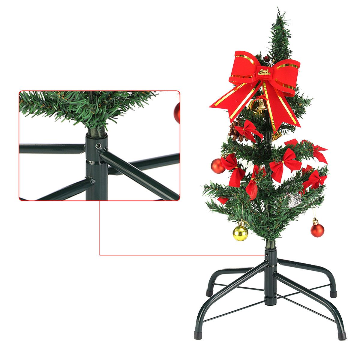35cm-Cast-Iron-Christmas-Tree-Stand-Green-Metal-Holder-Base-Home-Garden-Decorations-1206264