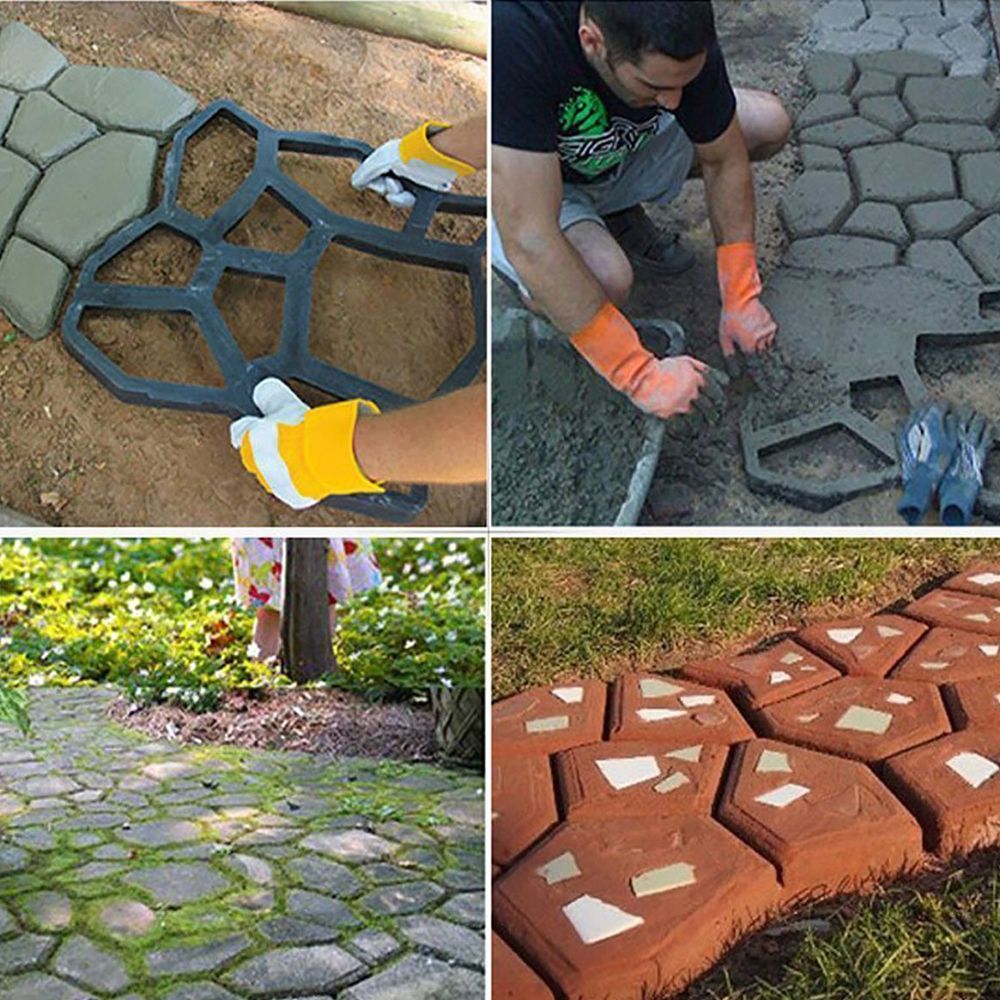 36cm-Irregular-Walk-Maker-Stepping-Stone-Reusable-Paver-Molds-Brick-Mould-Cement-Brick-Mold-DIY-Gard-1521929