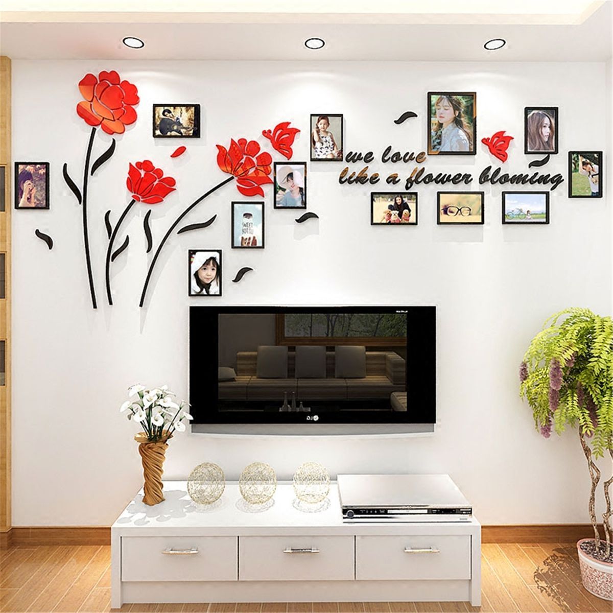 3D-Acrylic-Family-Photo-Picture-Frame-Wall-Sticker-Art-Background-Home-Decor-1478811