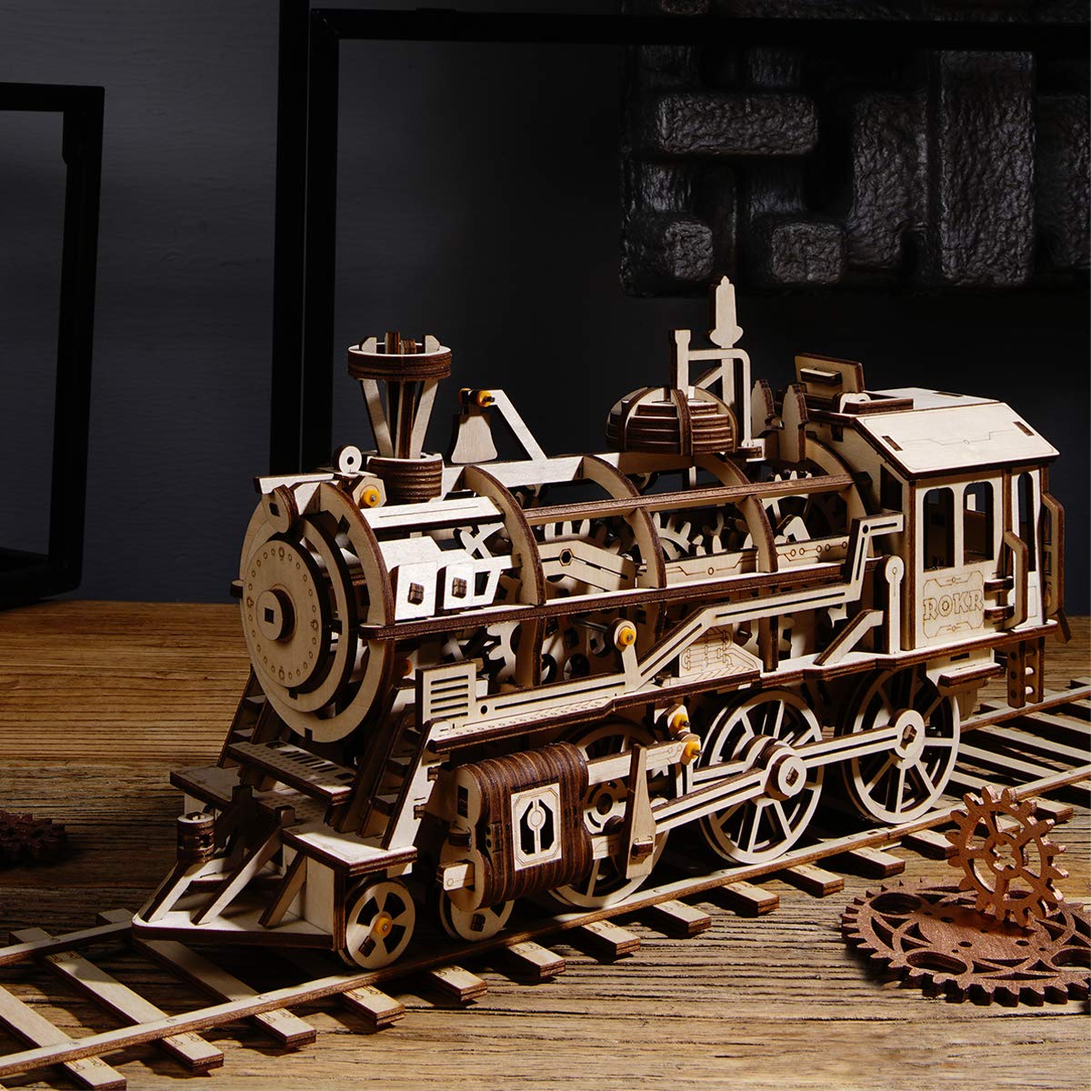 3D-Assembly-Wooden-Puzzle-Locomotive-Movement-Train-Kit-Mechanical-Gears-Brain-Teaser-Model-Building-1344106