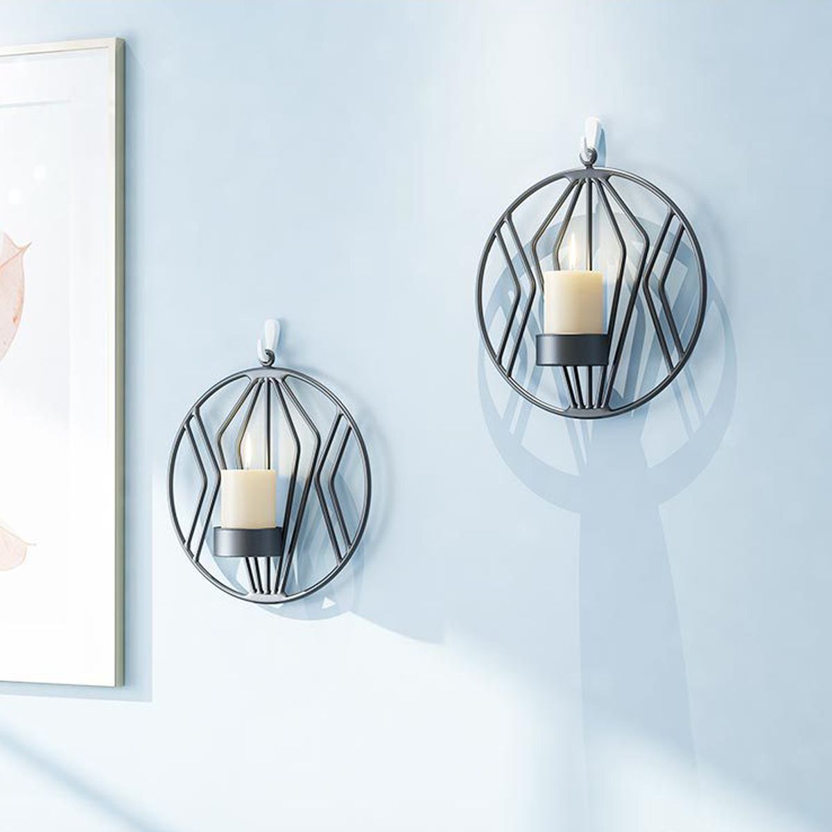 3D-Geometric-Candlestick-Iron-Wall-Candle-Holder-Sconce-Warm-Home-Party-Decor-1727945