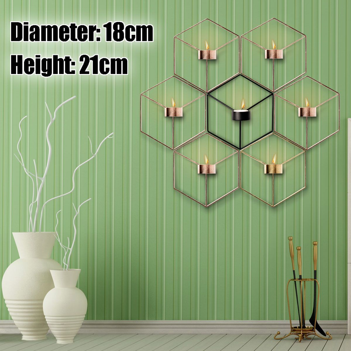 3D-Geometric-Nordic-Style-Candle-Holder-Iron-Candlestick-Handmade-Wall-Art-Room-Home-Decor-1390551