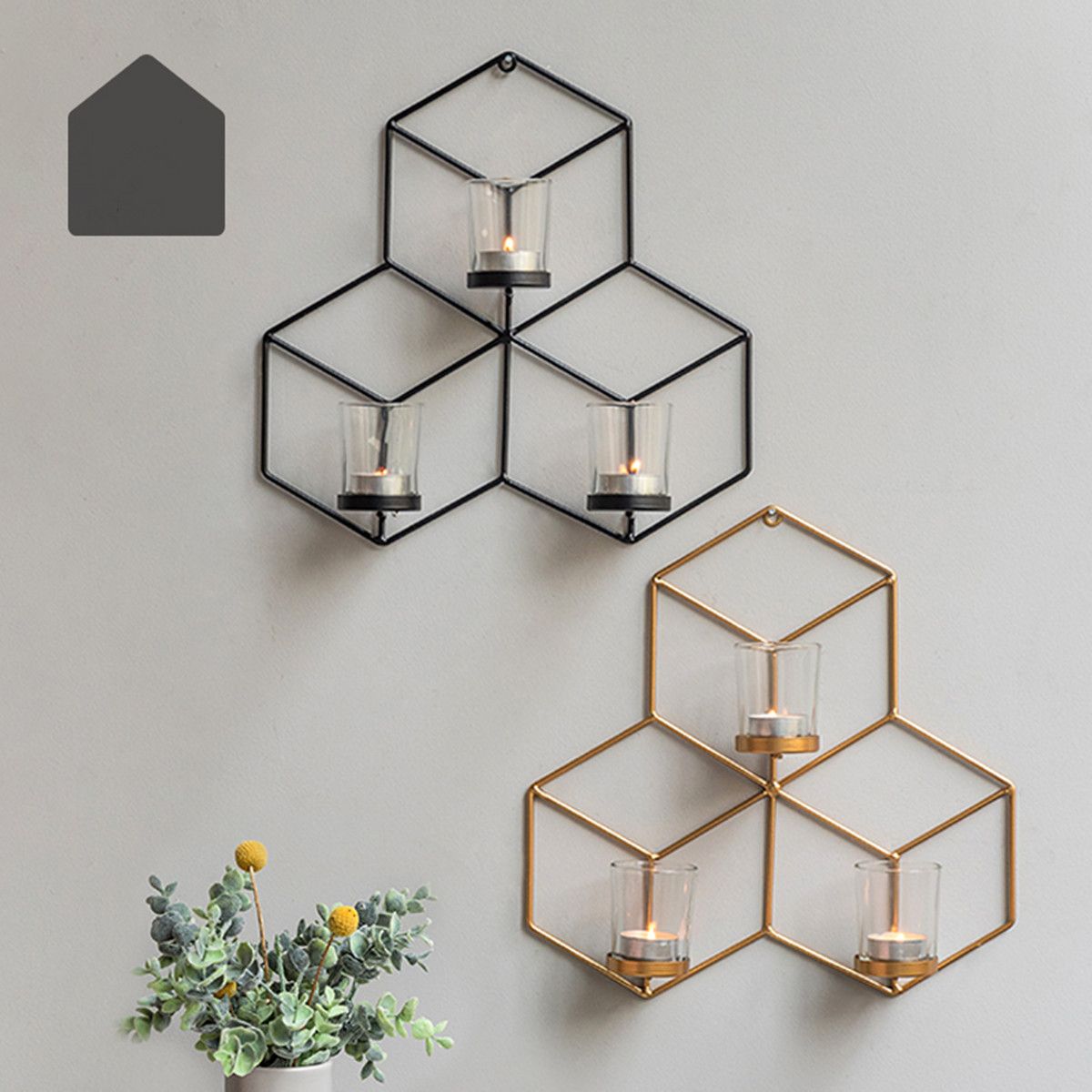 3D-Geometric-Nordic-Style-Candle-Holder-Iron-Candlestick-Handmade-Wall-Art-Room-Home-Decor-1390551