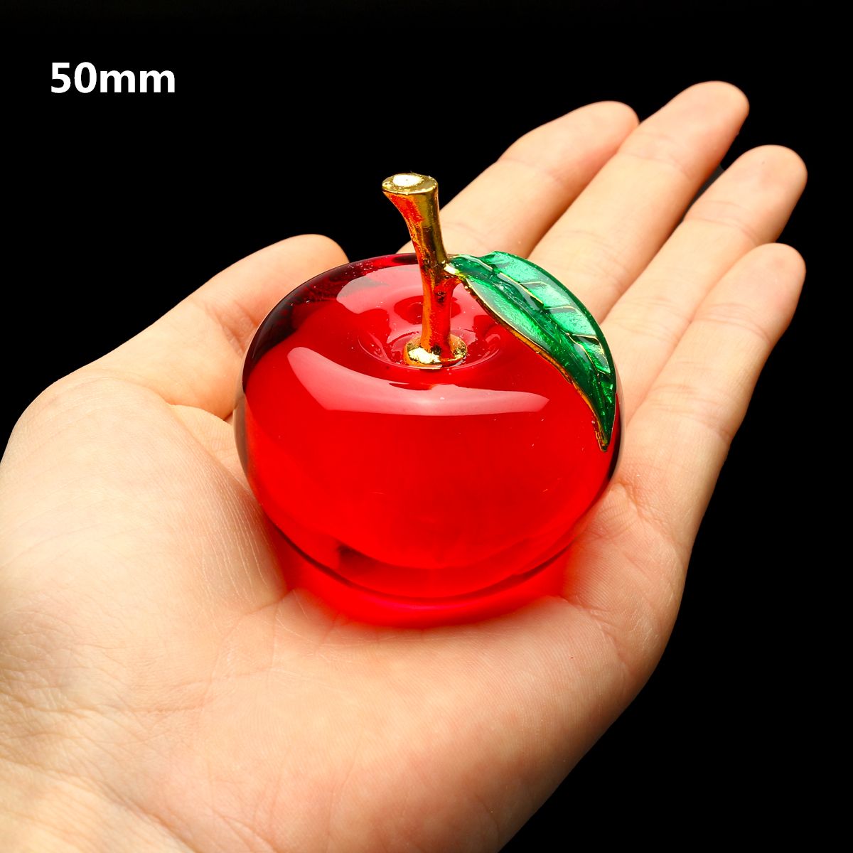 3D-Glaze-Crystal-Apple-Figurine-Glass-Paperweight-Wedding-Favor-Decor-60mm50mm-1378121