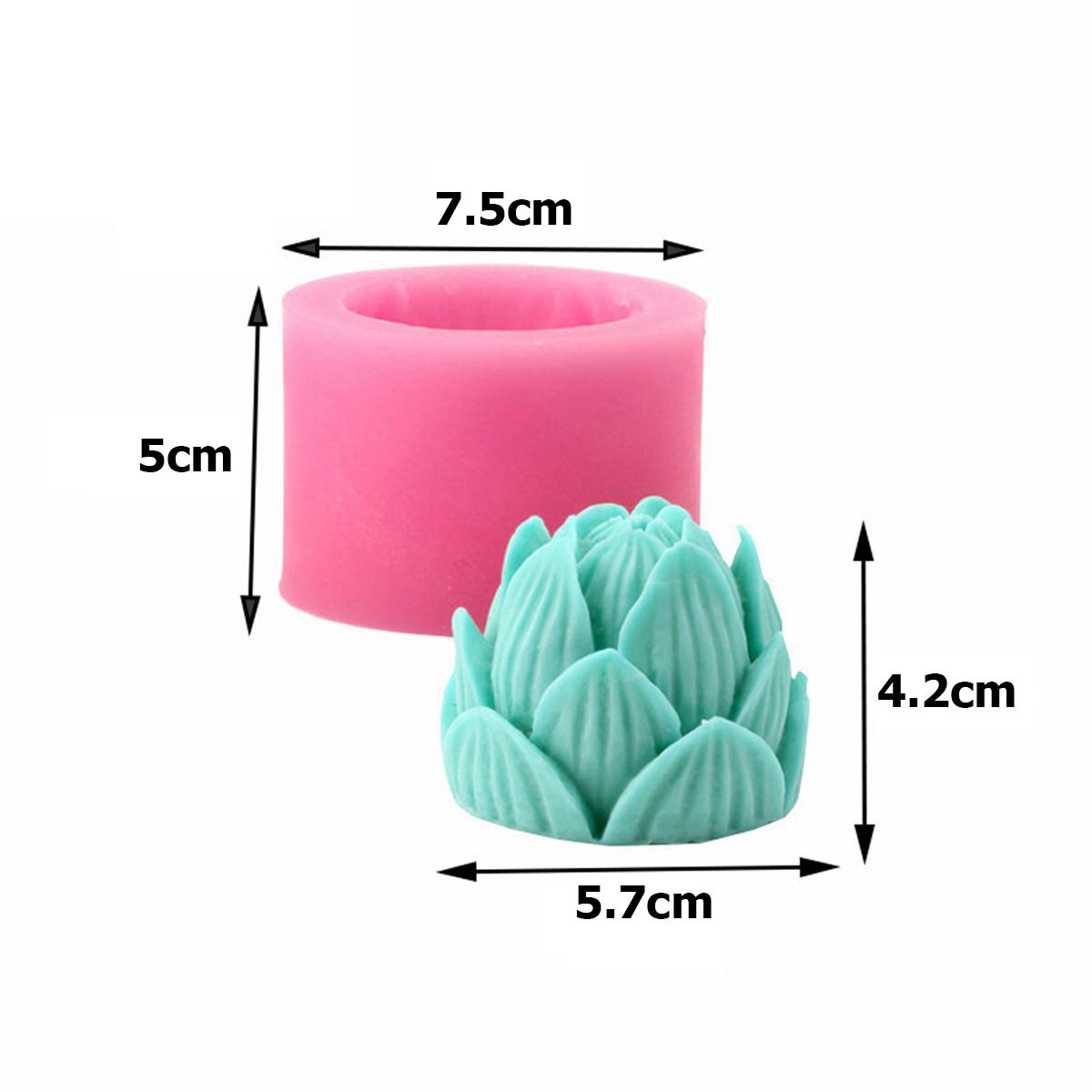 3D-Handmade-Silicone-Lotus-Flower-Soap-Mold-Candle-Making-Mold-Resin-1453433