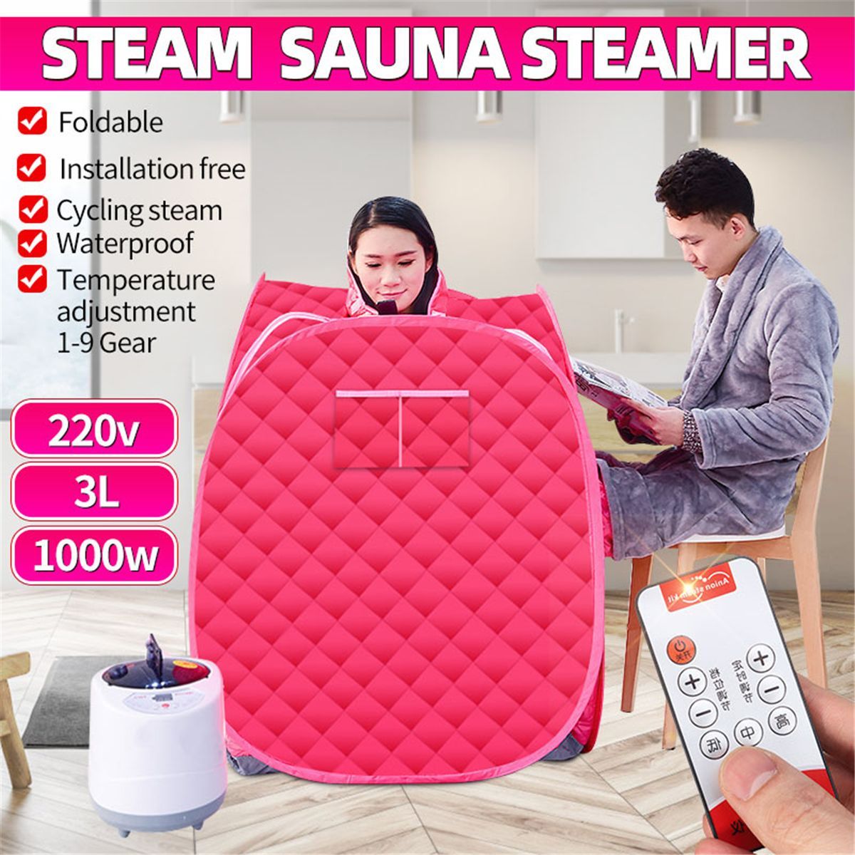 3L-1000W-Steam-Sauna-Sweat-Steamer-Fumigator-Full-Body-Detox-Spa-Therapy-Folding-1763321