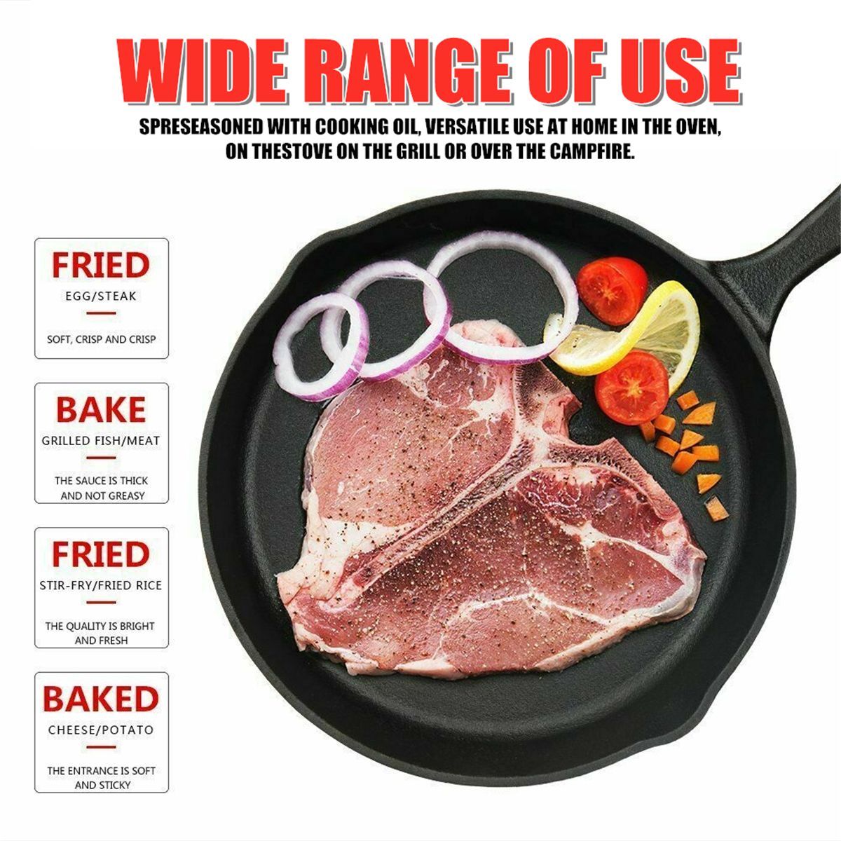3PCS-14cm20cm26cm-Non-stick-Frying-Pan-Cast-Iron-Skillet---Professional-Seasoned-Pan-Cookware-1528845