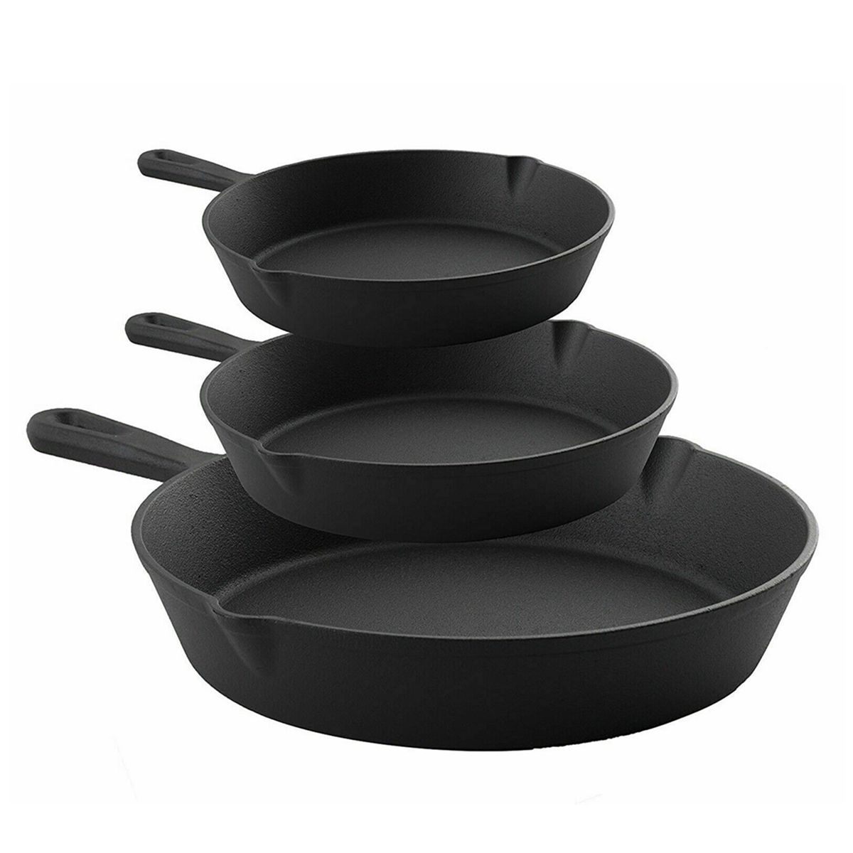 3PCS-14cm20cm26cm-Non-stick-Frying-Pan-Cast-Iron-Skillet---Professional-Seasoned-Pan-Cookware-1528845
