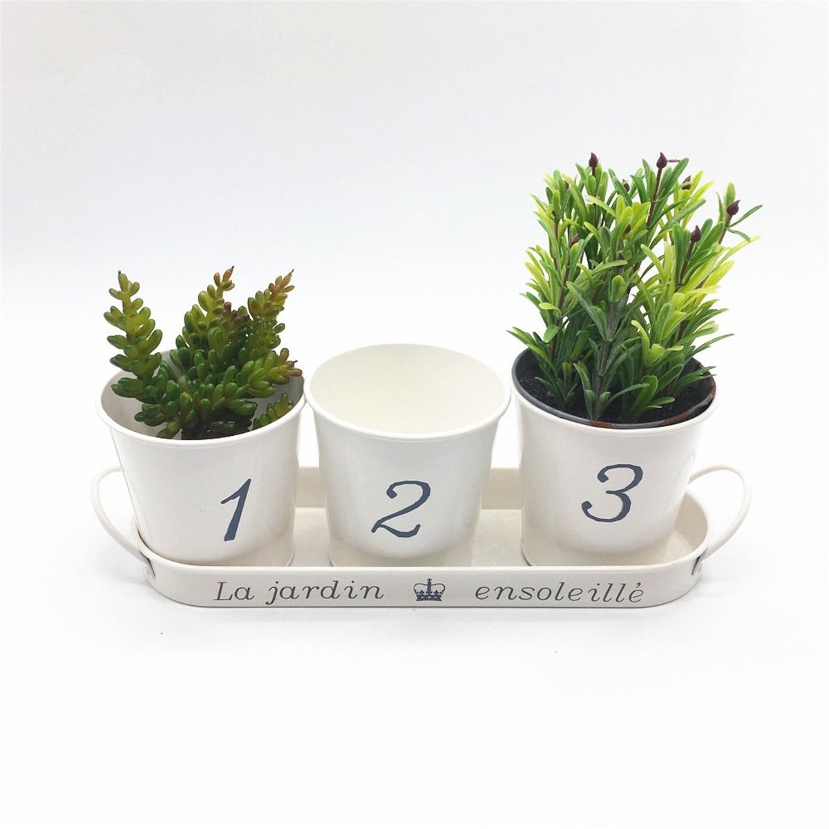 3pcsSet-Iron-Bucket-Flower-Pot-Tray-Small-Pots-Herbs-Planter-Garden-Window-Pots-1730863