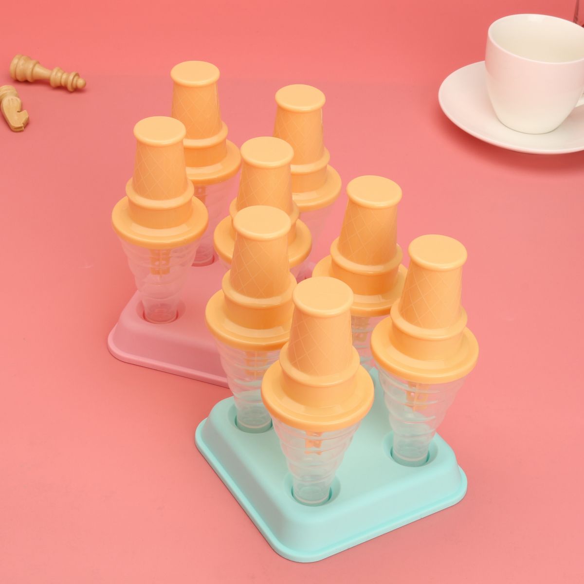 4-Cavity-Frozen-Ice-Cream-Pop-Mold-Popsicle-Stick-Juice-Maker-Lolly-Mould-Tray-Kitchen-DIY-1377073