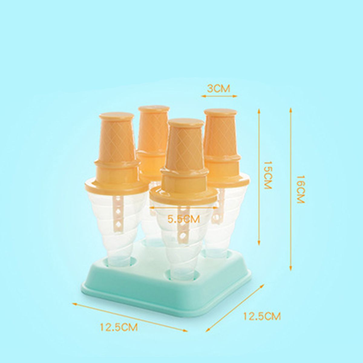 4-Cavity-Frozen-Ice-Cream-Pop-Mold-Popsicle-Stick-Juice-Maker-Lolly-Mould-Tray-Kitchen-DIY-1377073