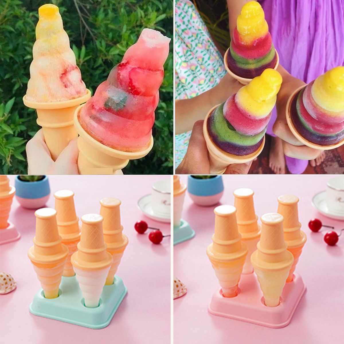 4-Cavity-Frozen-Ice-Cream-Pop-Mold-Popsicle-Stick-Juice-Maker-Lolly-Mould-Tray-Kitchen-DIY-1377073