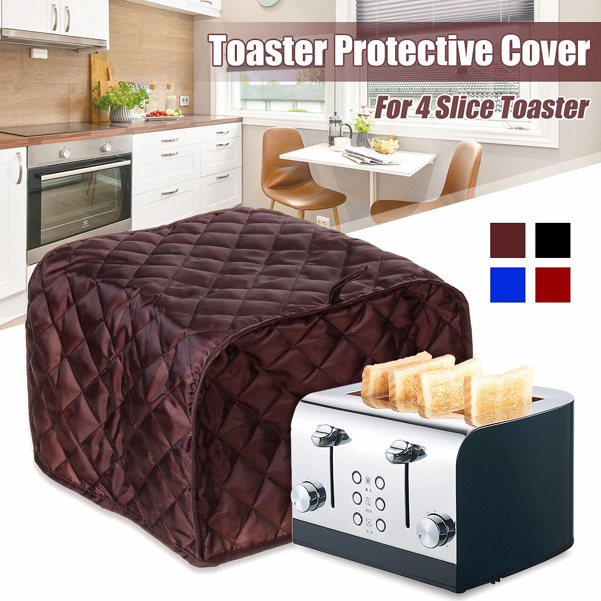 4-Slice-Toaster-Bakeware-Cover-Protector-Dustproof-Kitchen-Clean-Tool-1520791