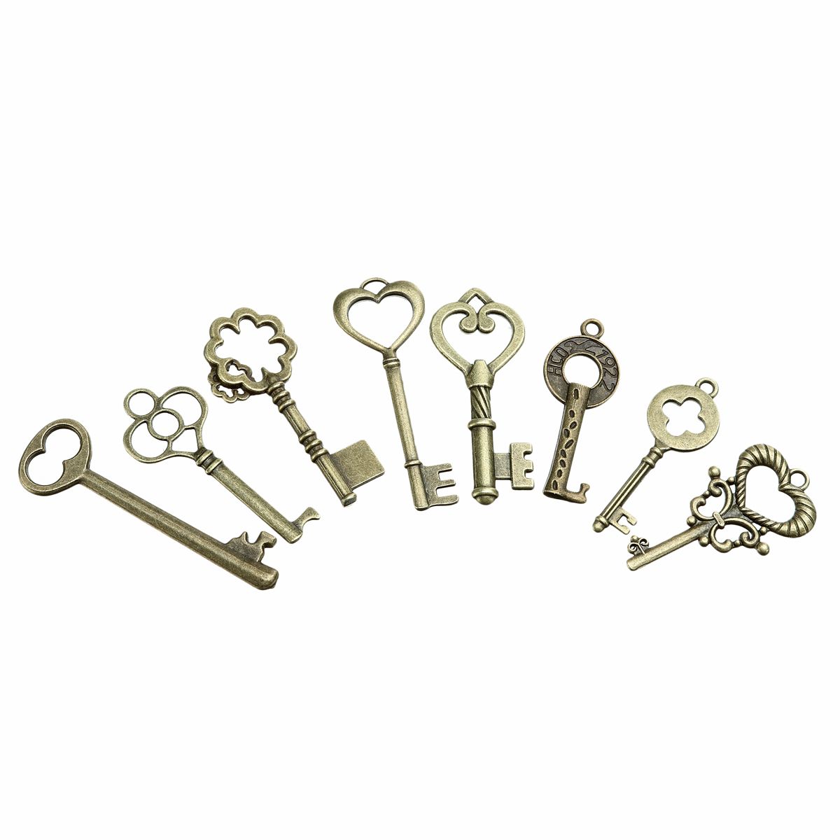 40Pcs-Antique-Bronze-Key-Retro-Pendant-Kit-Necklace-Bracelet-Anklet-Decorations-1638191
