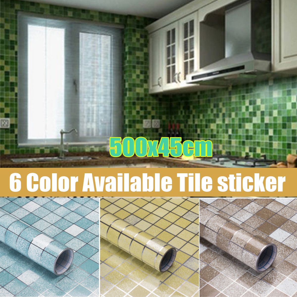45x500cm-Waterproof-Moroccan-Wall-Tile-Sticker-Decal-Anti-Oil-Kitchen-Home-Decor-1336813