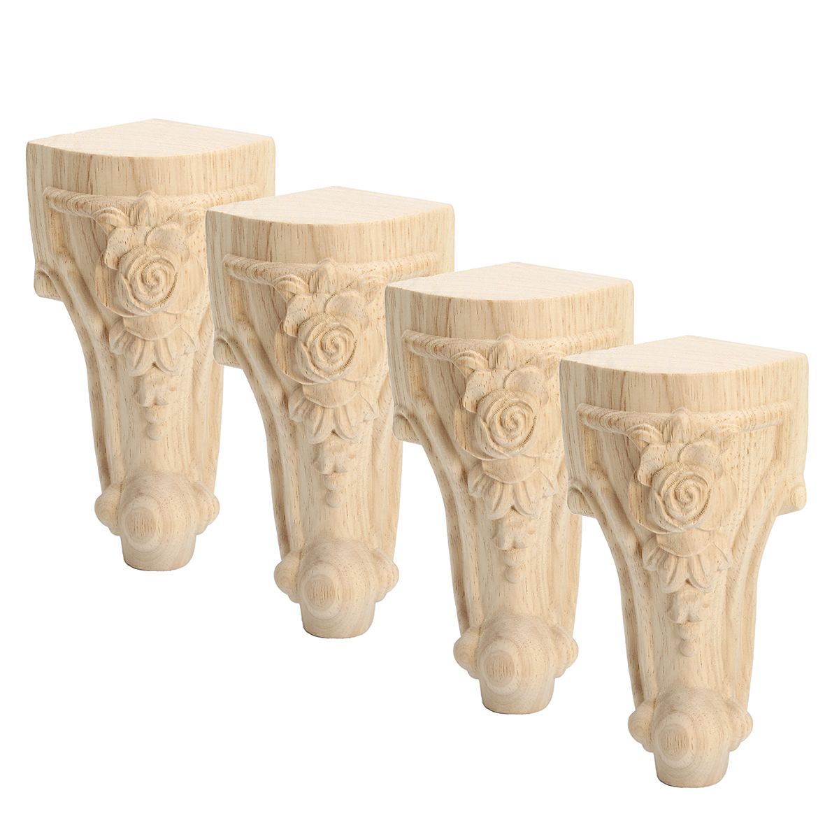 4Pcs-Solid-Wood-Carved-Furniture-Foot-Leg-Support-TV-Cabinet-Couch-Sofa-European-Style-1457255