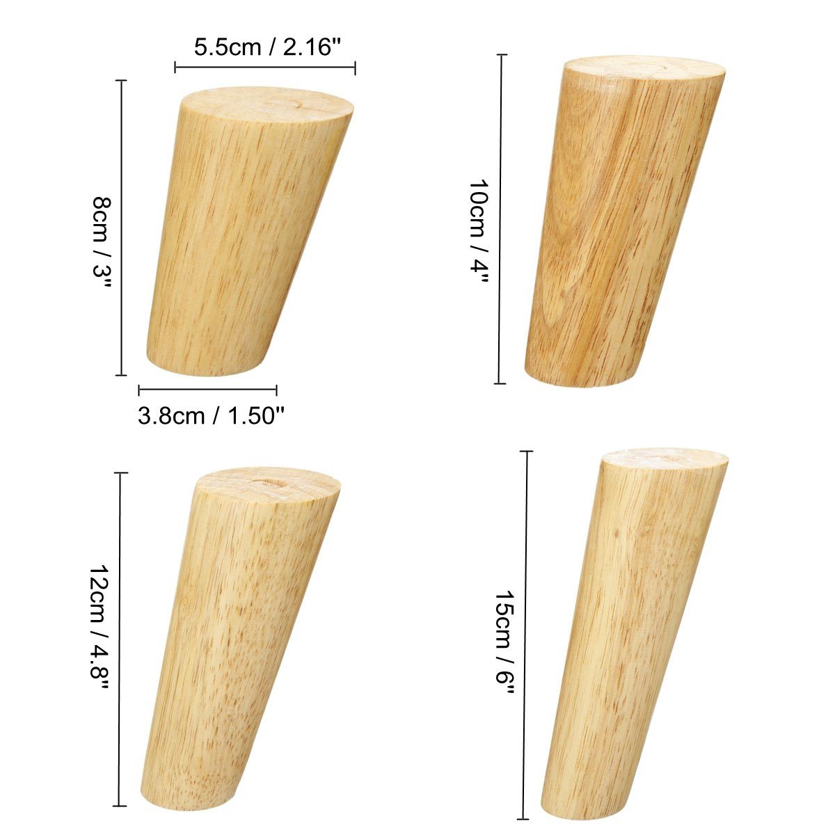 4PcsSet-Solid-Wooden-Cone-Angled-Furniture-Legs-Kit-Sofa-Table-Chair-Stool-Part-Leg-Support-1631830