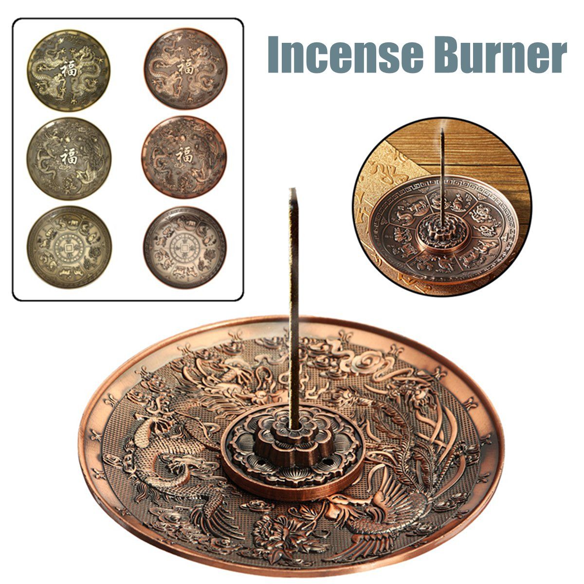 5-Holes-Dragon-Lotus-Incense-Burner-Holder-Retro-Censer-Plate-For-Stick-Cone-1432027