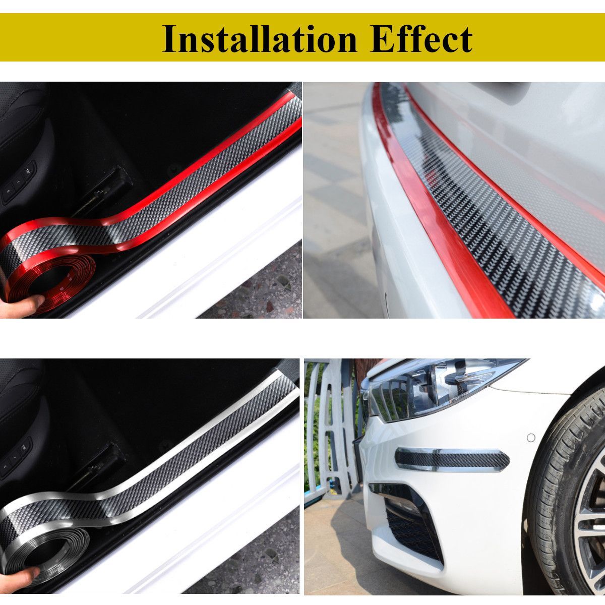 5-x-250cm7-x-250cm-Car-Carbon-Fiber-Rubber-Guard-Strip-Stickers-Door-Sill-Trim-Protector-1599530