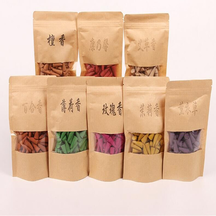 50PcsBag-Backflow-Incense-Burner-Cones-Jasmine-Tea-Lemon-Rose-Sandalwood-Agilawood-Fragrant-1304573