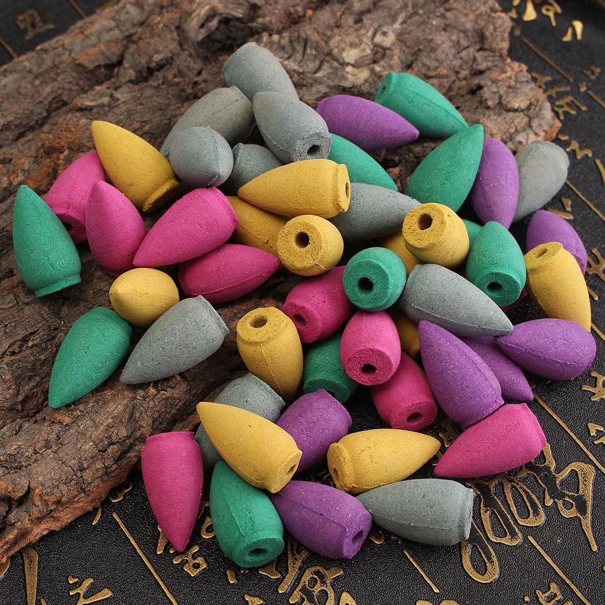 50PcsBag-Backflow-Incense-Cones-Sandalwood-Jasmine-Lily-Lavender-Mixed-Fragrance-Burner-Censer-Cone-1305082