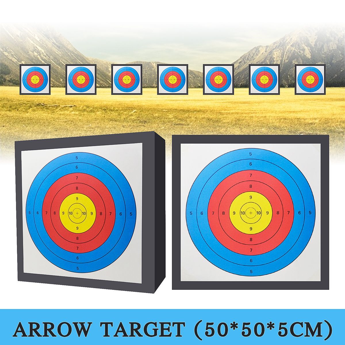 50X50X5cm-Bow-Arrows-Gauge-Training-Archery-Targets-Beginner-Shooting-Target-For-Hunting-Shooting-Tr-1559656