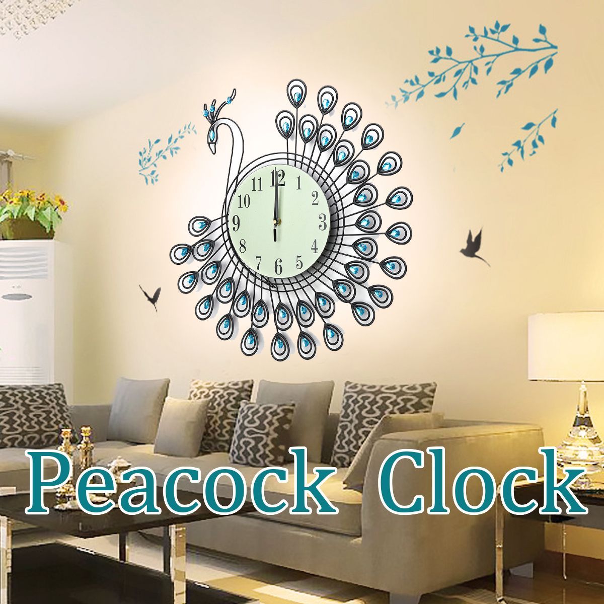 54x54cm-Peacock-Large-Wall-Clock-Grow-In-Dark-Living-Room-Bedroom-House-Decorations-1450327