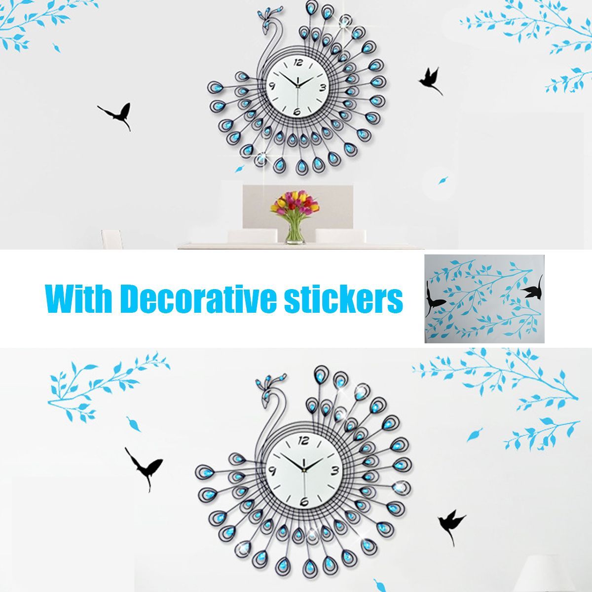 54x54cm-Peacock-Large-Wall-Clock-Grow-In-Dark-Living-Room-Bedroom-House-Decorations-1450327