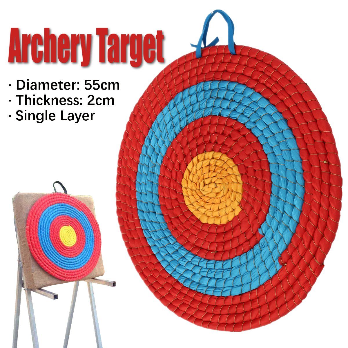 55cm-Single-Layer-Grass-Archery-Target-Shooting-Hunt-Practice-Outdoor-Accessory-1521927