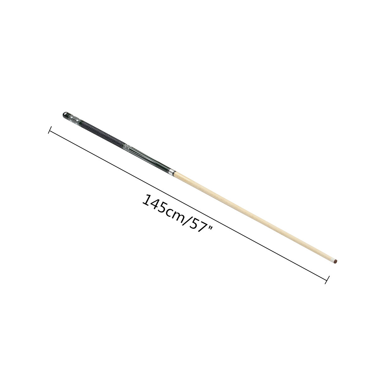 57-Wooden-Pool-Snooker-2-Piece-Jointed-Cue-Stick-Billiard-Game-Rack-Club-Gift-1639769