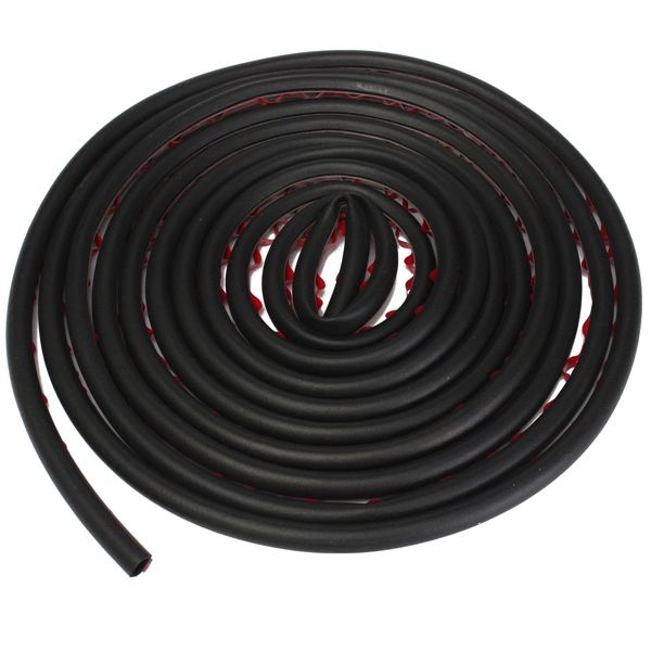 5M-Small-D-Shape-Car-Truck-Motor-Door-Hollow-Rubber-Seal-Weather-Strip-10x75mm-985512