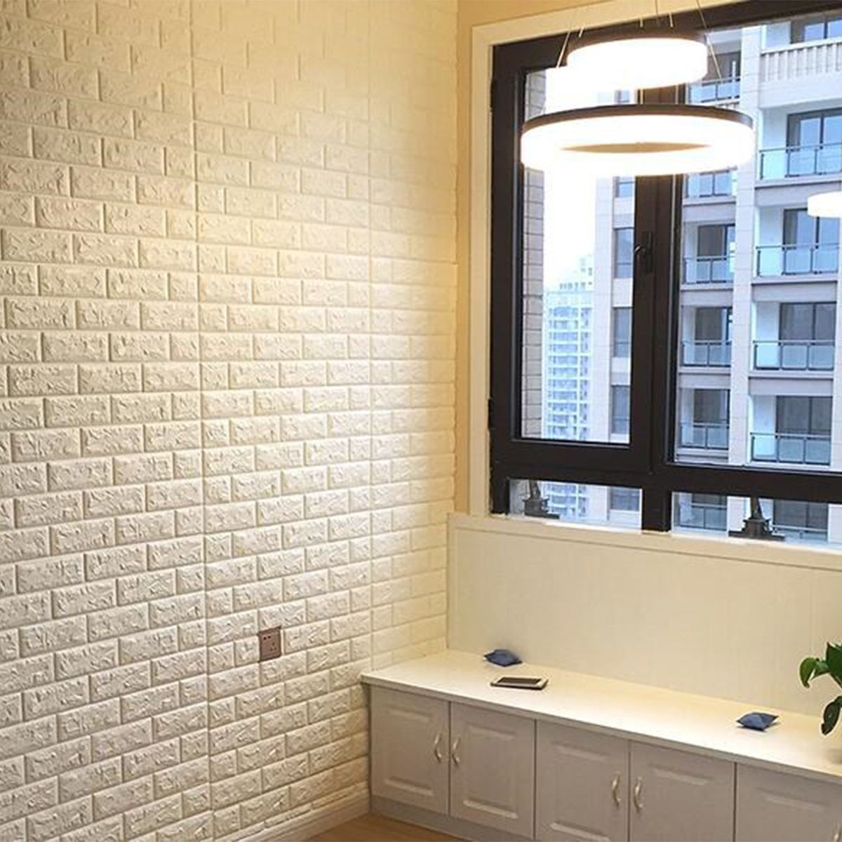 5Pcs-3D-Waterproof-Tile-Brick-Wall-Sticker-Self-adhesive-White-Foam-Panel-70x77cm-1493603