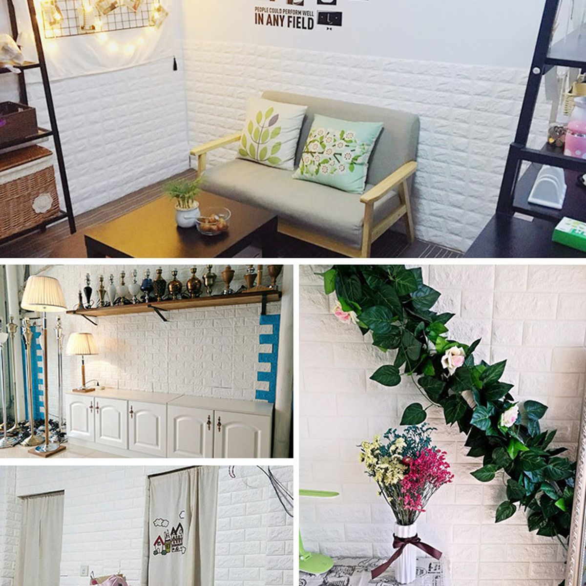 5Pcs-3D-Waterproof-Tile-Brick-Wall-Sticker-Self-adhesive-White-Foam-Panel-70x77cm-1493603