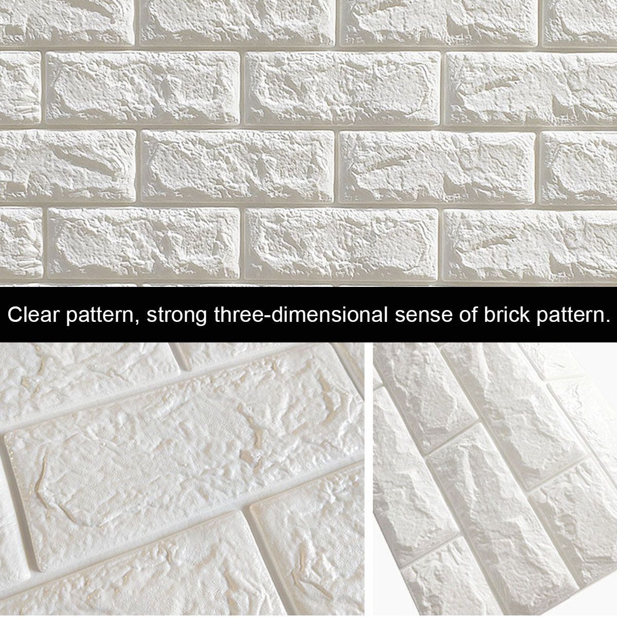 5Pcs-3D-Waterproof-Tile-Brick-Wall-Sticker-Self-adhesive-White-Foam-Panel-70x77cm-1493603