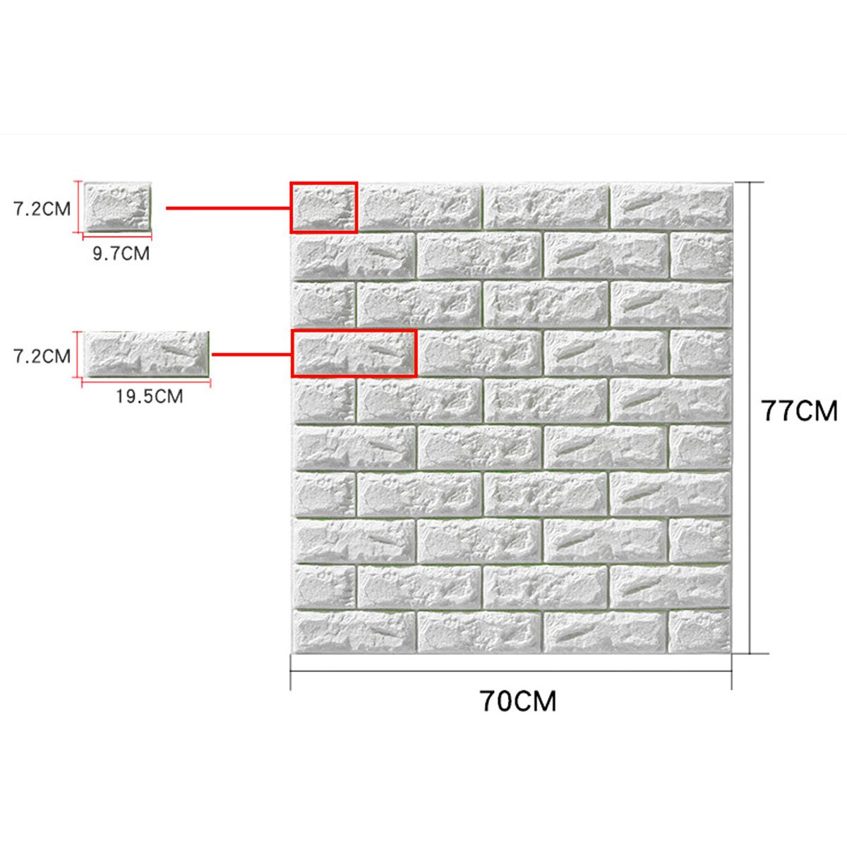 5Pcs-3D-Waterproof-Tile-Brick-Wall-Sticker-Self-adhesive-White-Foam-Panel-70x77cm-1493603