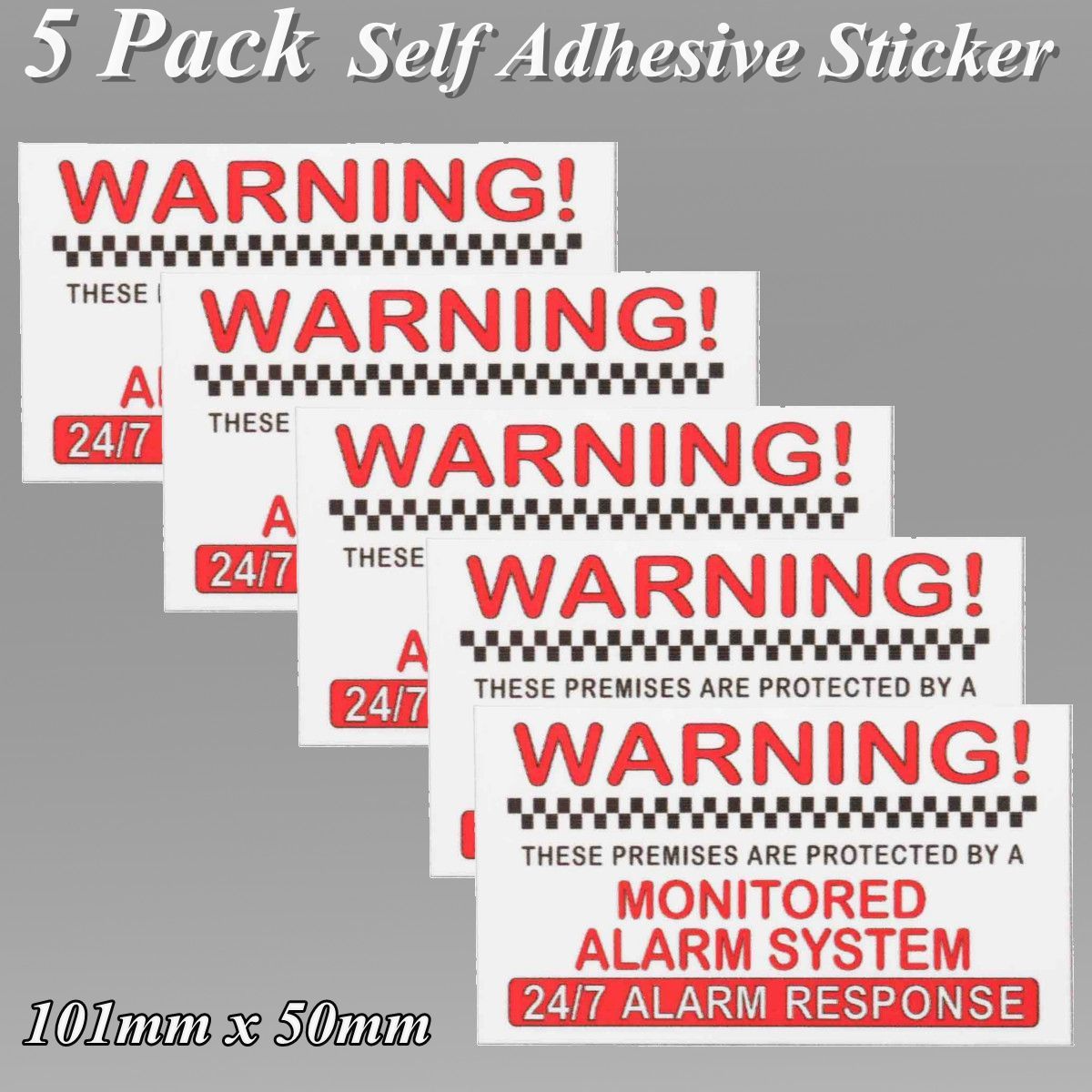 5Pcs-Alarm-System-Monitored-Warning-Security-External-Sign-Stickers-PVC-Waterproof-1434265