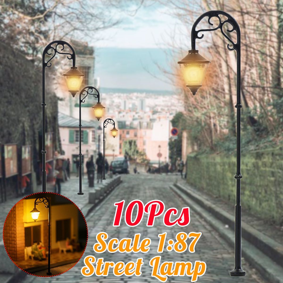 5Pcs-Scale-187-Model-Railway-Lamppost-Lamps-LED-Street-Garden-Train-Light-1623207