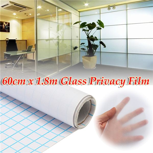 60cm-18M-Frosted-Window-Tint-Glass-Privacy-PVC-Film-For-DIY-HomeOfficeStore-1118921