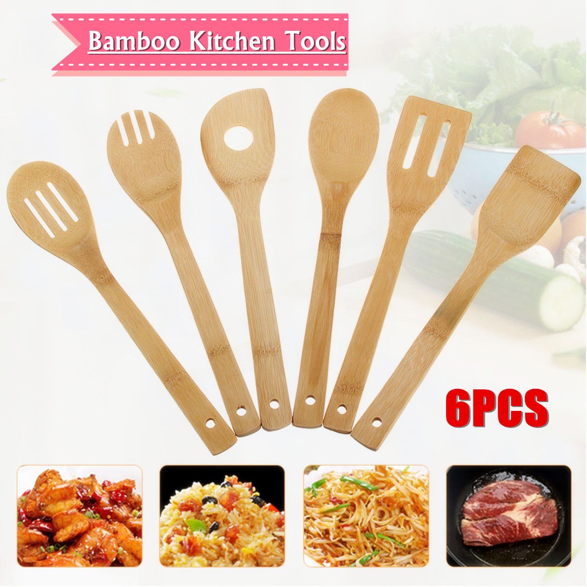 6Pcs-Wooden-Spoon-Utensil-Set-Kitchen-Cooking-Bamboo-Tools-Wood-Spatula-Kit-1461533