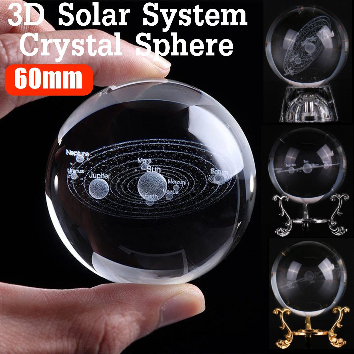 6cm-Engraved-Solar-System-Ball-3D-Miniature-Planets-Model-Crystal-Ball-Decorations--Stand-1531923
