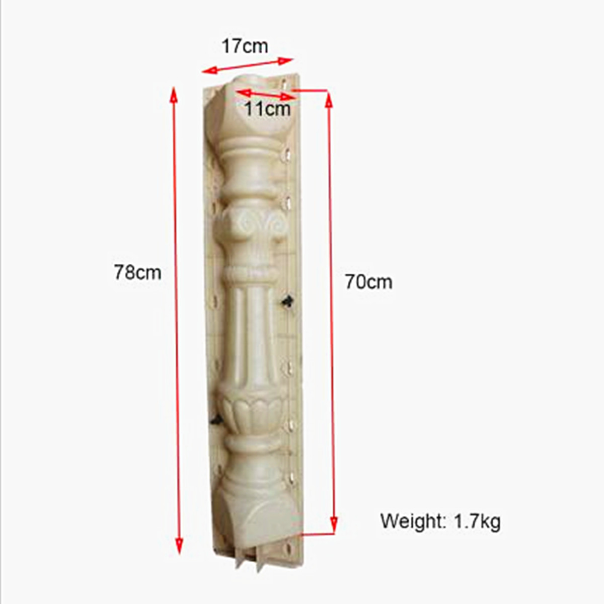 70cm-Garden-Roman-Column-Concrete-Plaster-Cement-Casting-Mould-Balustrades-1636508