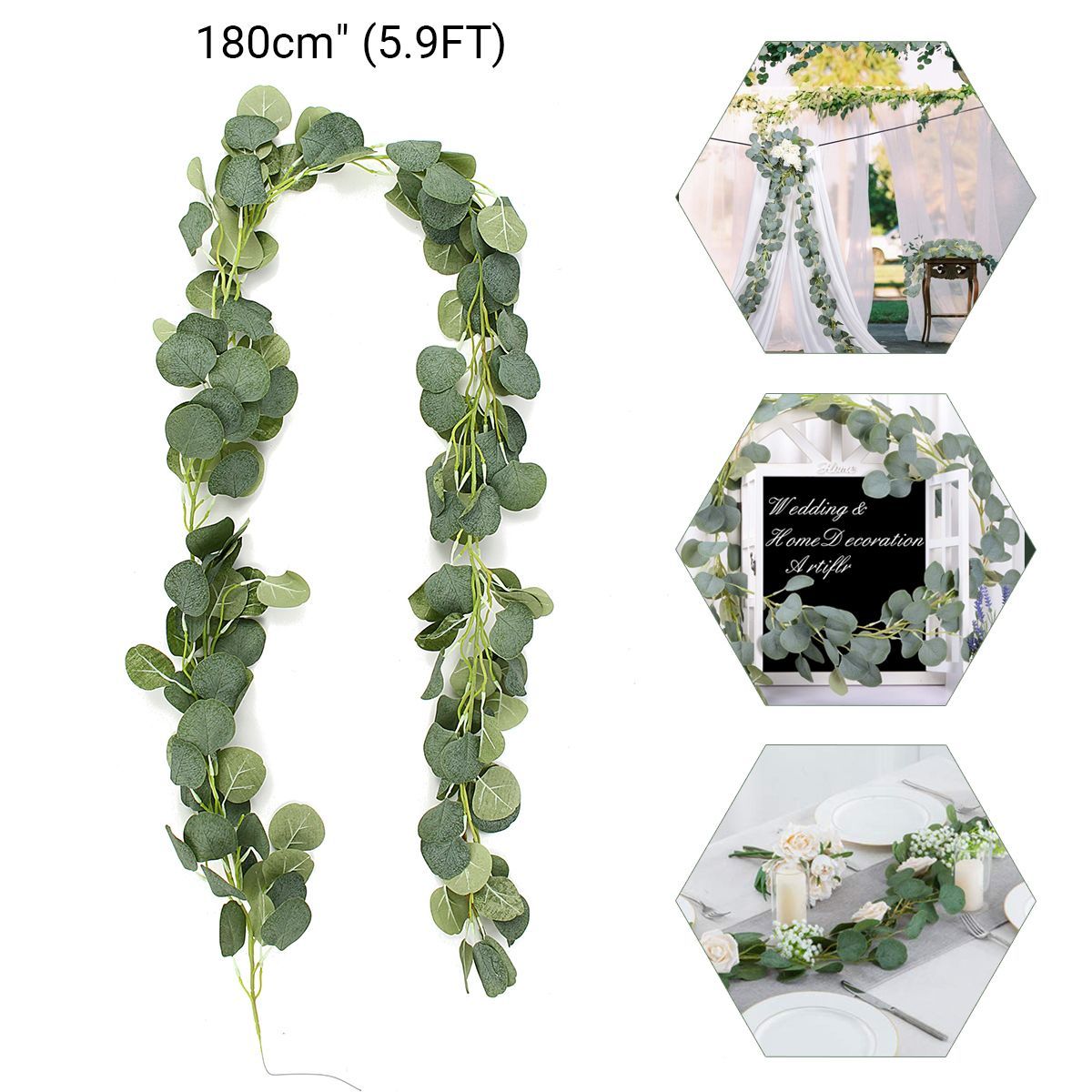 70quot-Artificial-Eucalyptus-Garland-Faux-Silk-Vines-Leave-Leaf-Green-Wedding-Decor-Supplies-1530230